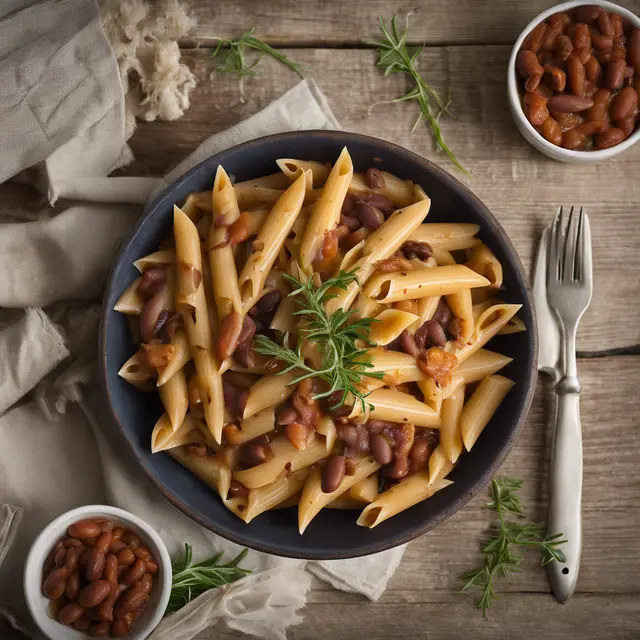 Foto de Penne with Braised Beans