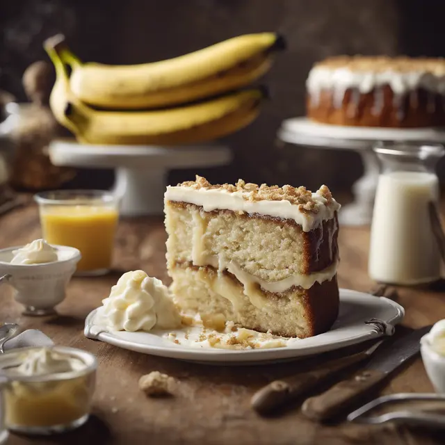 Foto de Banana Cake with Cream Cheese Filling