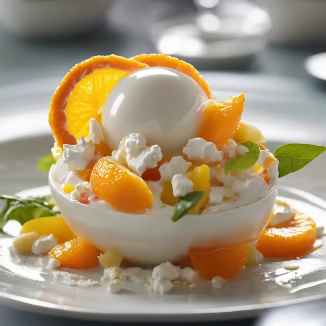 Foto de Citrus Fruit Salad with Egg White Whips