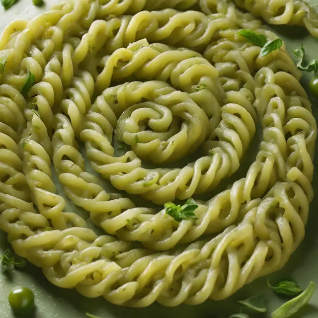 Foto de Spiral Macaroni with Green Tomato