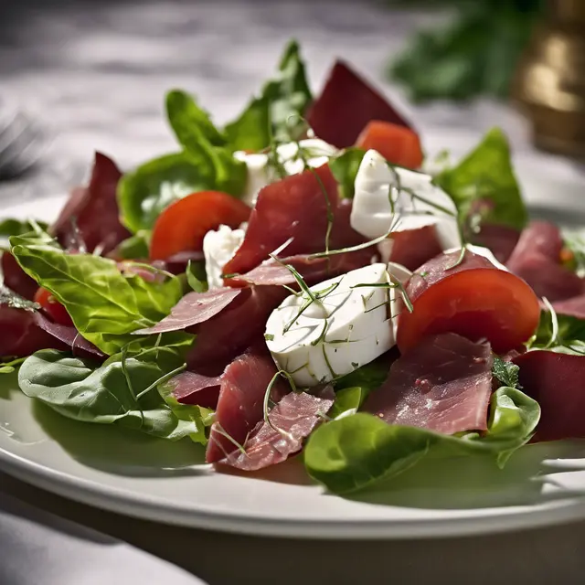 Foto de Racala Salad with Bresaola and Mozzarella