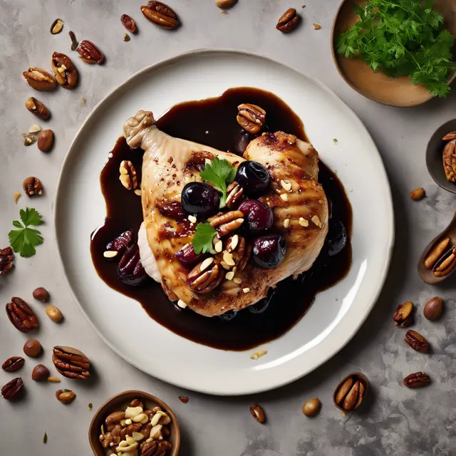 Foto de Chicken with Pecan and Black Plum