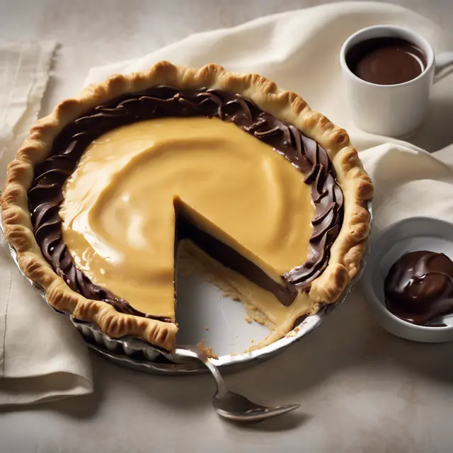 Foto de Custard Pie with Chocolate Filling