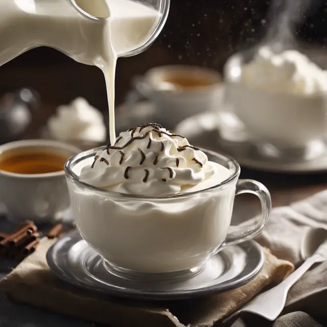 Foto de Vanilla Milk with Whipped Cream