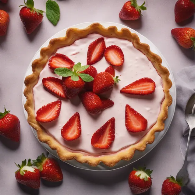 Foto de Strawberry Ricotta Tart