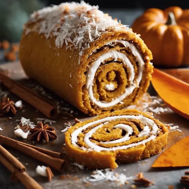 Foto de Pumpkin Roll with Coconut