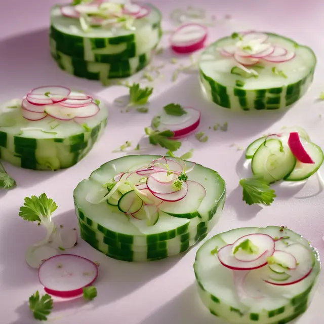 Foto de Cucumber Salad with Radish and Gelatin