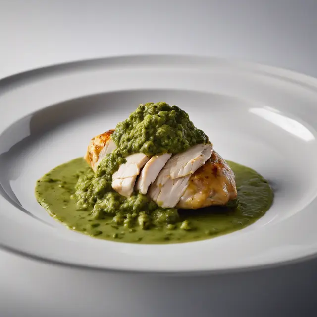 Foto de Chicken Capelet with Pesto