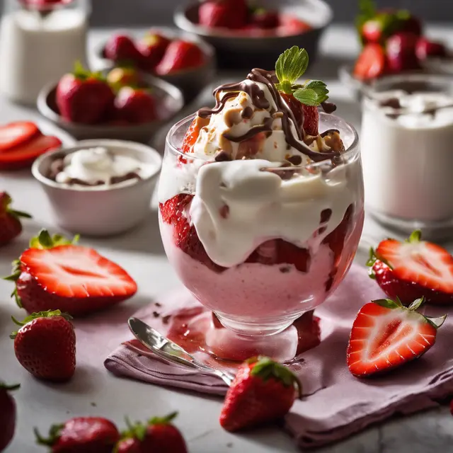 Foto de Strawberry Yogurt Sundae