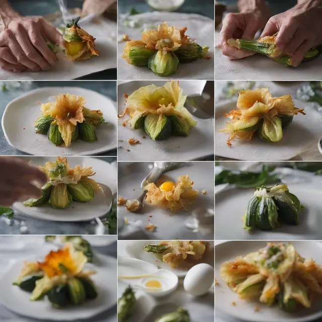 Foto de Stuffed Zucchini Blossoms