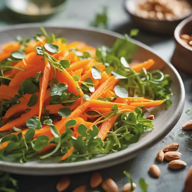 Foto de Carrot Salad with Ginger and Watercress