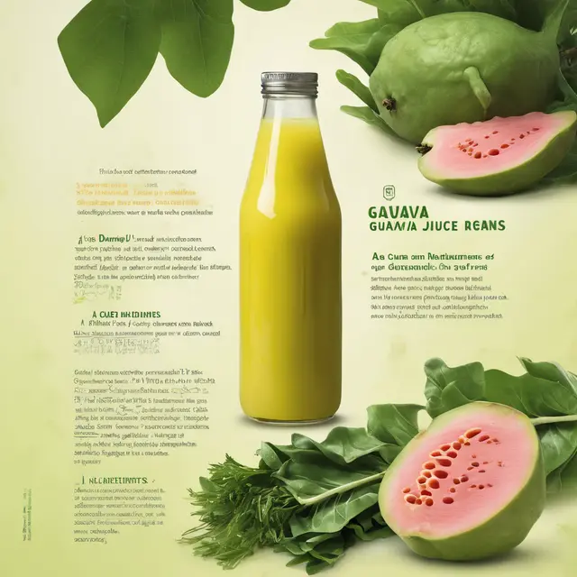 Foto de Guava Juice with Dandelion Greens