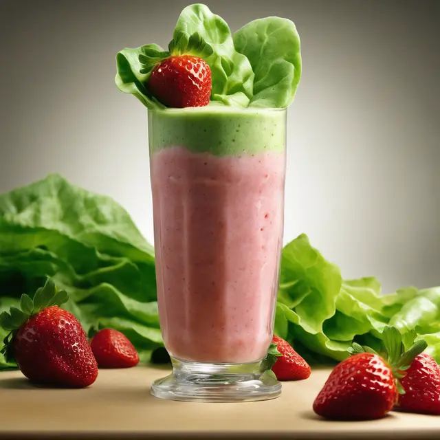 Foto de Strawberry and Lettuce Smoothie