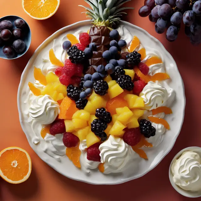 Foto de Fruit with Whipped Cream Topping