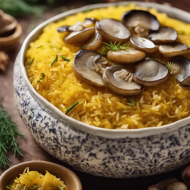 Foto de Saffron and Mushroom Rice