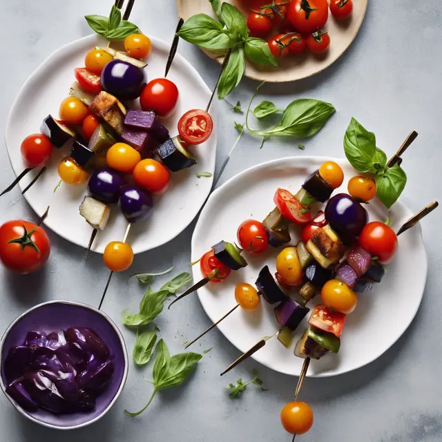 Foto de Tomato-Cherry and Eggplant Skewers