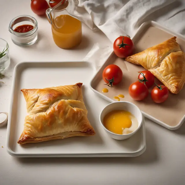 Foto de Chicken and Tomato Turnover