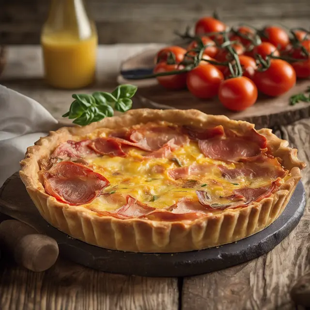 Foto de Prosciutto and Tomato Quiche