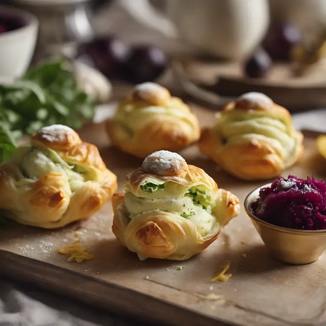 Foto de Savory Ricotta Balls (Ricotta Stuffed Puff Pastry)