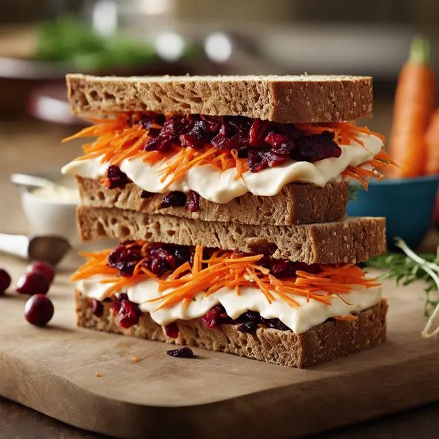 Foto de Carrot and Dried Cranberry Sandwich