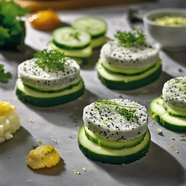 Foto de Cucumber and Agrião Sandwiches