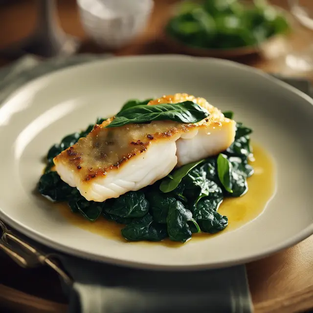 Foto de Cod with Spinach in the Oven