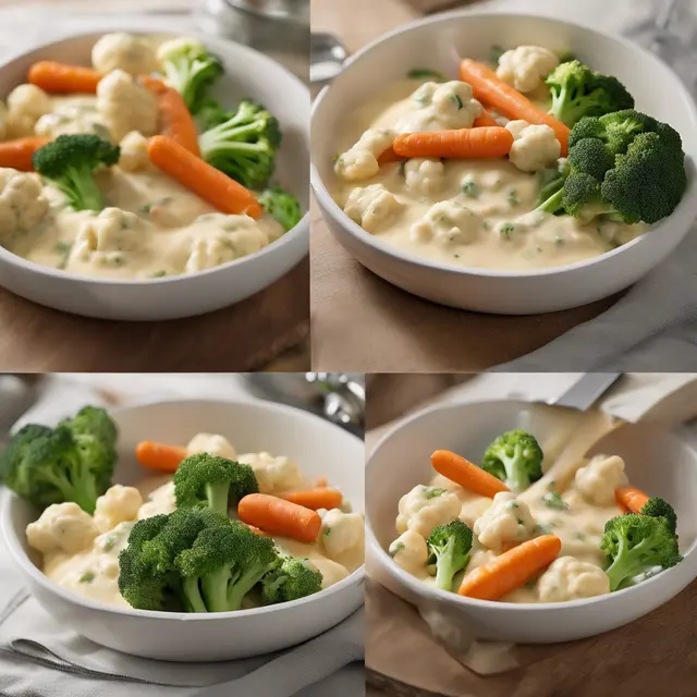 Foto de Vegetables in Creamy Cheese Sauce