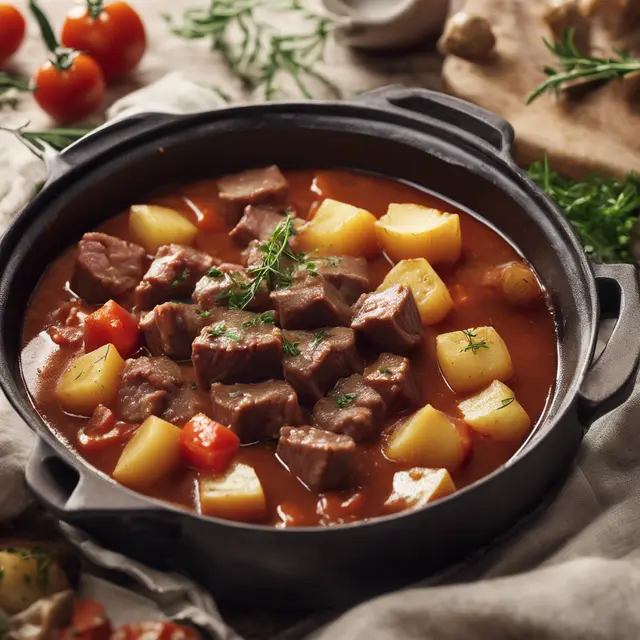 Foto de Beef with Potato and Tomato