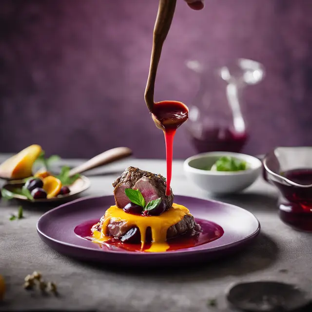 Foto de Lamb with Plum and Passion Fruit Sauce