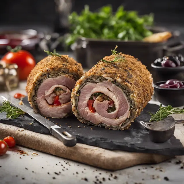 Foto de Lamb Roulade with Olive and Tomato Filling