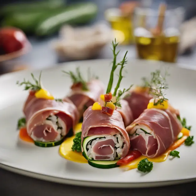 Foto de Rolls with Vegetables and Prosciutto Crudo