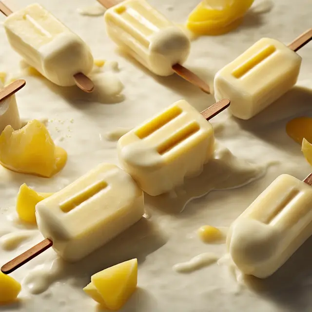 Foto de Creamy Custard Popsicles