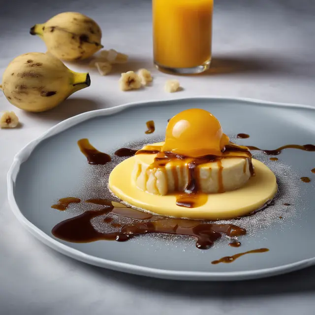 Foto de Banana Flambada with Mangee Sorbet