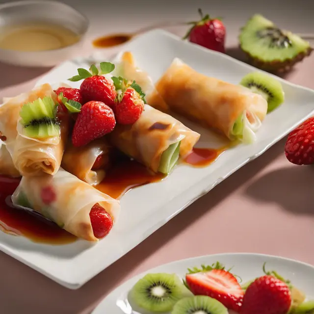 Foto de Spring Roll with Cinnamon Syrup