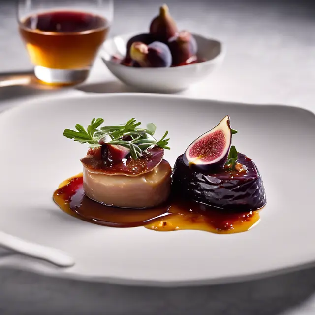 Foto de Duck Foie Gras with Fig Glaze