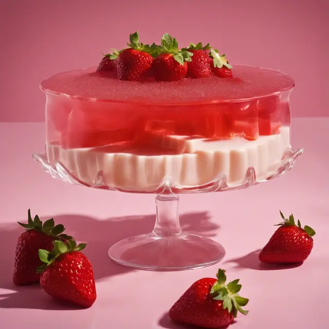 Foto de Strawberry Jell with English Cream