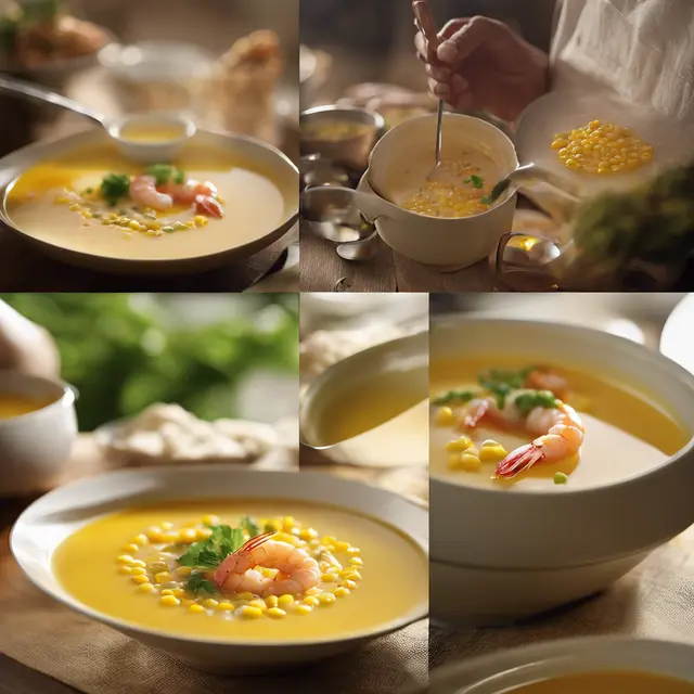 Foto de Corn and Shrimp Soup