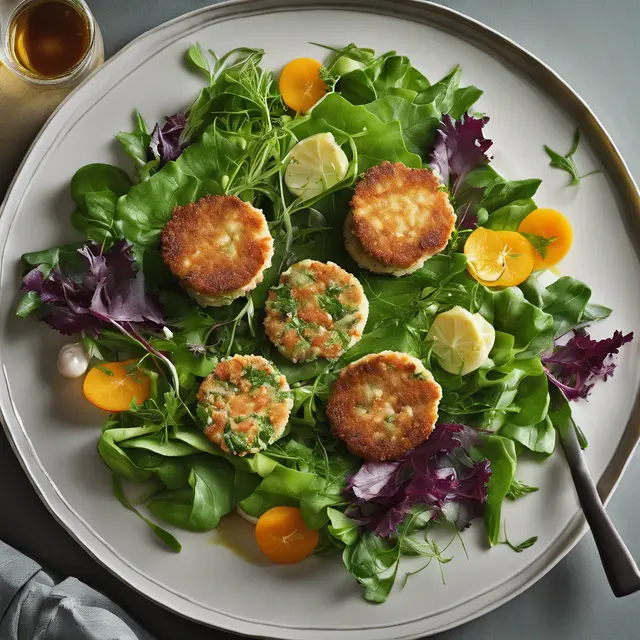 Foto de Leaf Salad with Fish Cakes