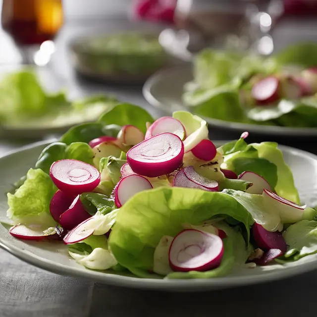 Foto de Roasted Radish and Butter Lettuce Salad