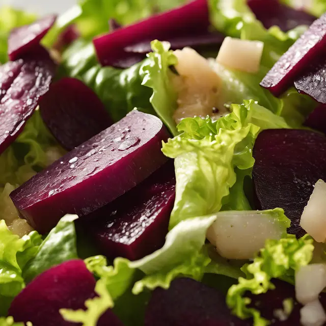 Foto de Salt, Beet, and Lettuce Salad