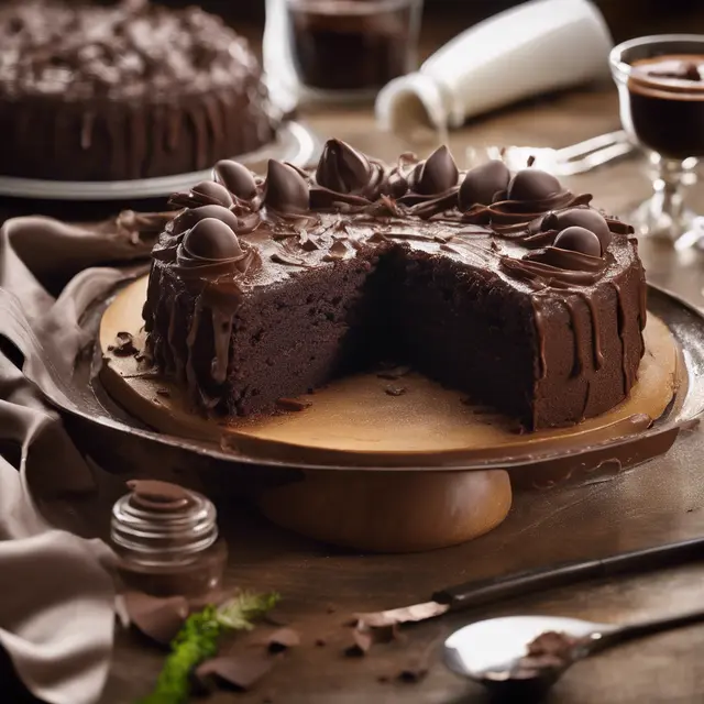 Foto de American-Style Chocolate Cake