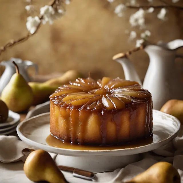 Foto de Upside-Down Pear Cake