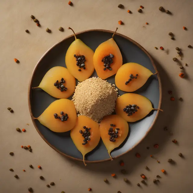 Foto de Indian Pear with Papaya Seeds