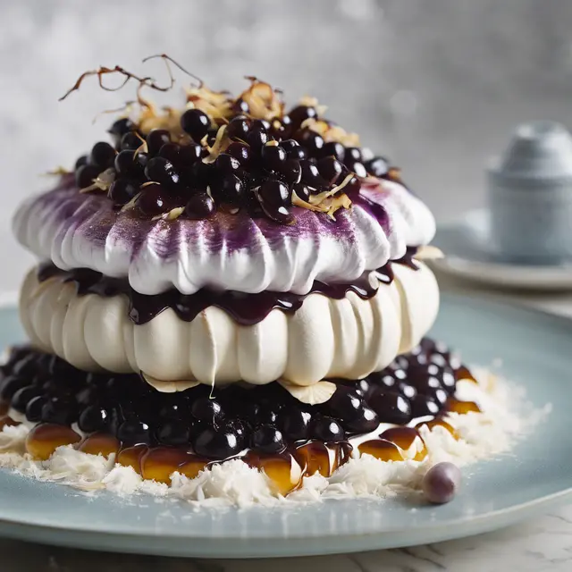 Foto de Jaboticaba Meringue with Coconut and Syrup