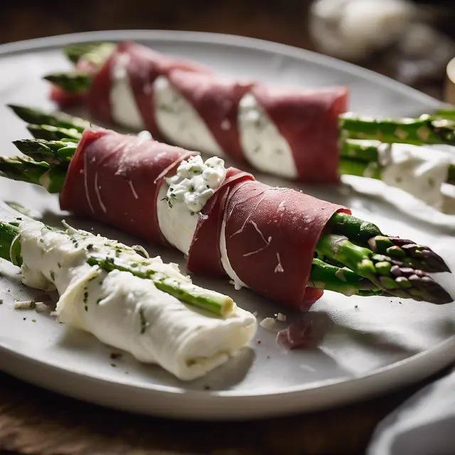 Foto de Bresaola Rolls with Chèvre and Asparagus