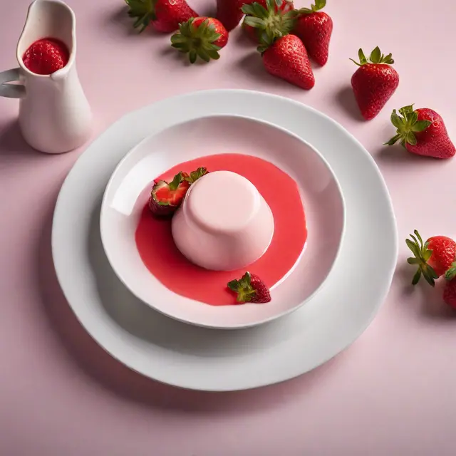 Foto de Strawberry Yogurt Panna Cotta