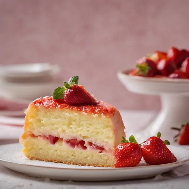 Foto de Ricotta Cake with Strawberry