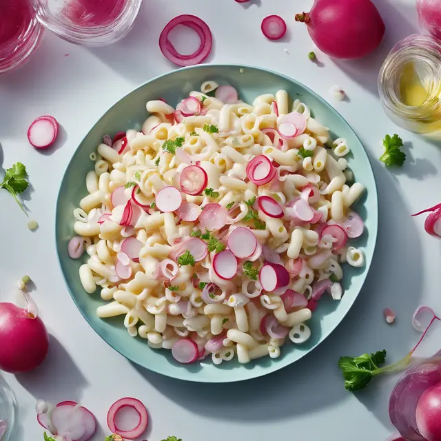 Foto de Macaroni Salad with Radish and Salt