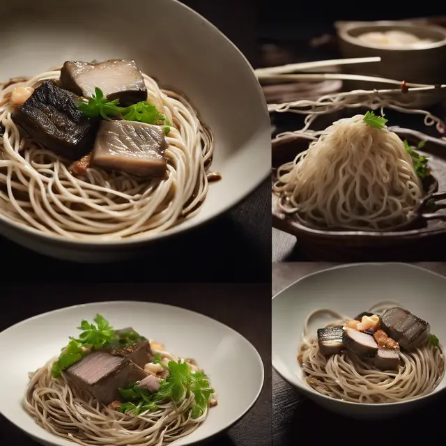 Foto de Soba Noodle with Foie Gras and Mascarpone Sauce