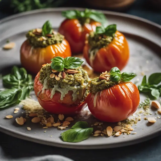 Foto de Stuffed Tomatoes with Jambu Pesto